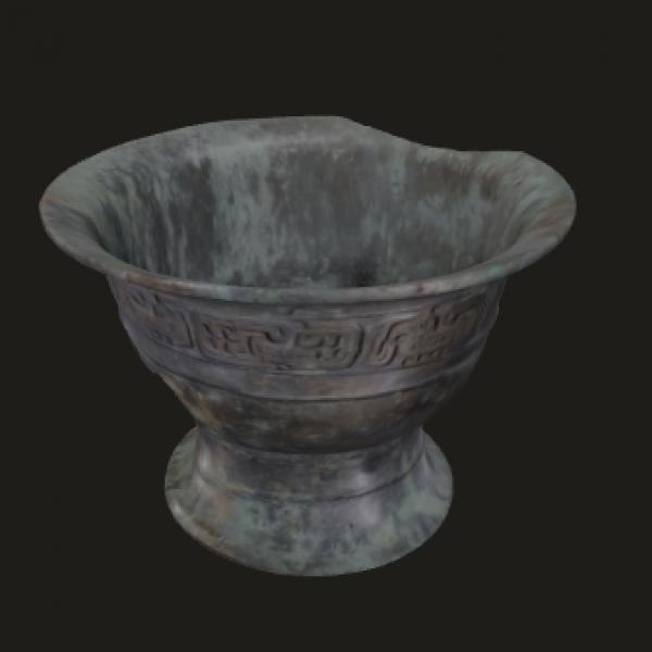 春秋时代凤纹园座簋